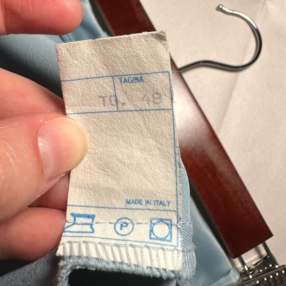 VINTAGE Italian hand sewn satin mermaid Stretchy A-line midi Cinderella skirt L - Picture 10 of 11